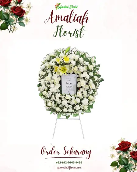 Krans Bunga Duka Kedokanbunder Wetan